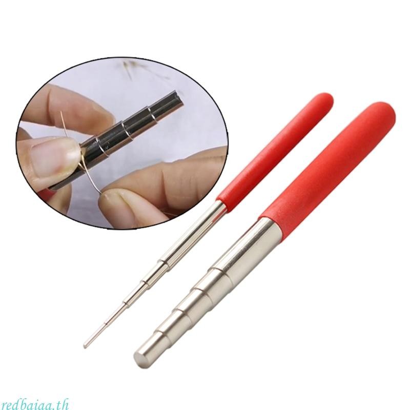 Redbaiaa1 Solid ห้าส่วนไขลานบาร์เชือกทอผ้าขดลวดเครื่องมือไขลานสแตนเลสไขลานบาร์เครื่องประดับทํา Diy T