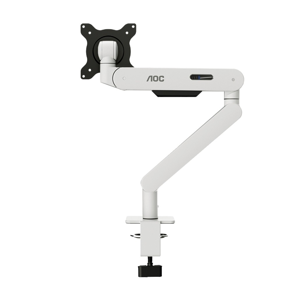 Monitor Arm AOC ขาตั้งจอ AM400B Ergonomic Design Single Black (360 degree rotation) (AM400) รูปที่ 2
