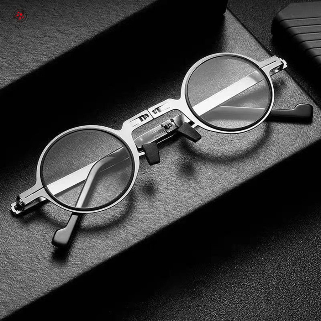 เครื่องอ่านแว่นอ่านหนังสือแบบพับได้ Anti UV Glare แว่นตา Unisex แบบพับได้ขนาดกะทัดรัด