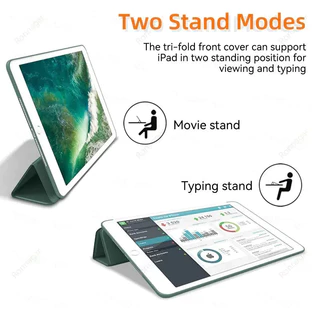 สำหรับเคส iPad 6th Generation iPad 5th 9.7นิ้ว iPad Air6 M2 Air5 4 10th 10.9’’ Pro11 M4 2024 Air1 2 Pro9.7 10.5