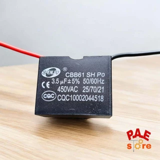 #Capacitor คาปาซิเตอร์ พัดลม CBB61 มีสาย คาปา แคปพัดลม สำหรับพัดลม ทุกขนาด ทุกยี่ห้อ