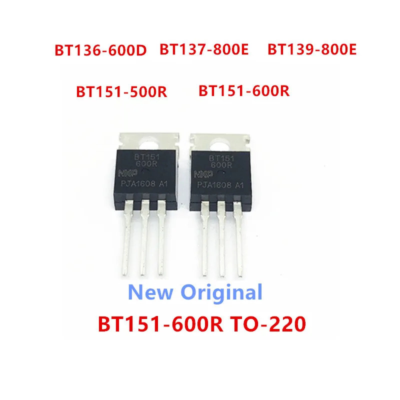 10PCS-50PCS ใหม่ S8550 S8550 BT137-600E BT137-800E BT138-600E BT138-800E BT139-600E BT139-800E BT151