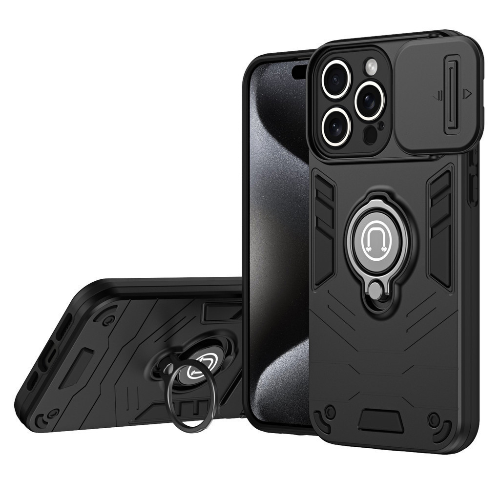 เคส Infinix Smart 9 สำหรับอินฟินิกซ์ เคสแหวนแม่เหล็ก ตั้งได้ เปิดปิดกล้อง กันกระแทก