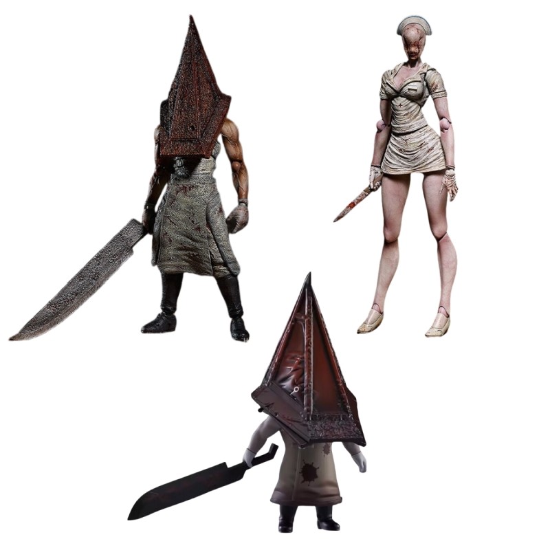 Figma Silent Hill 2: Red Pyramid Thing and Bubble Head Nurse Super Action Figure Model Toy