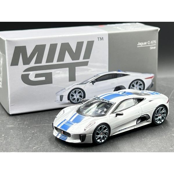 Mini GT Jaguar C-X75 Silver ราคา ถูกที่สุด ดีลบีเคเค