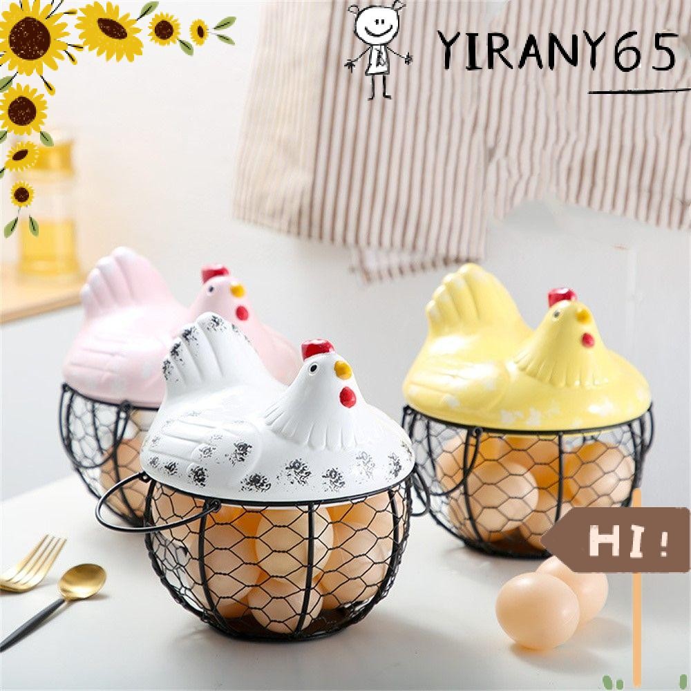 YIRAN ชั้นวางไข่ถาดไก่เหล็กทนทาน