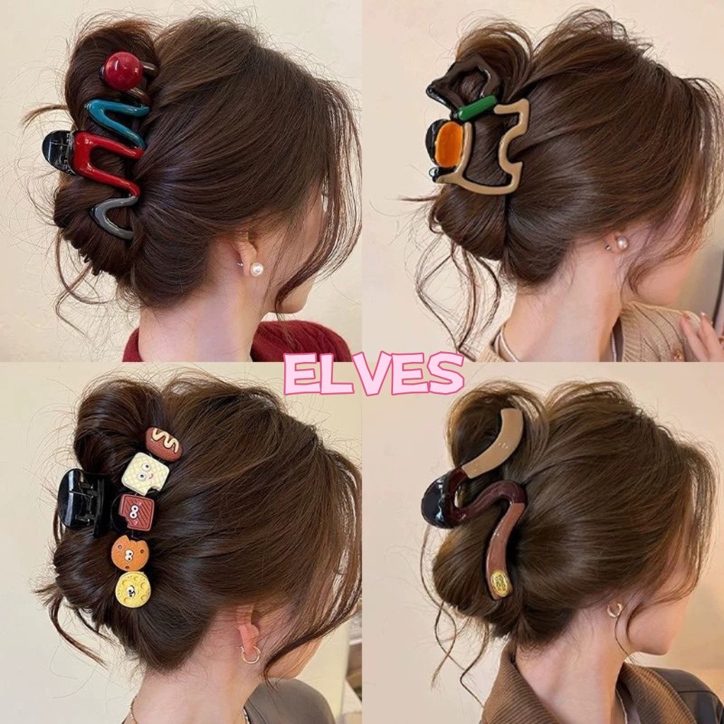 Elves พร้อม💟กิ๊ปหนีบผม ลายแฟชั่น สไตล์มินิมอล ใส่สบาย น่ารัก"VO-35/VO-36/VO-37/VO-38"