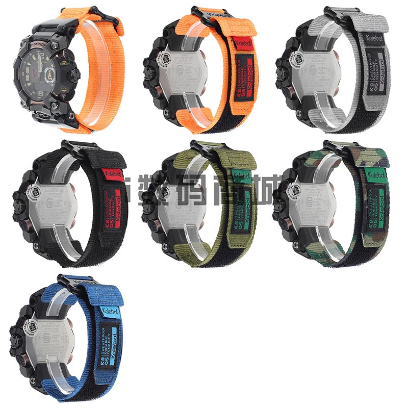 สายนาฬิกาไนลอนสําหรับ Casio G Shock GWG-B1000 GWG B1000