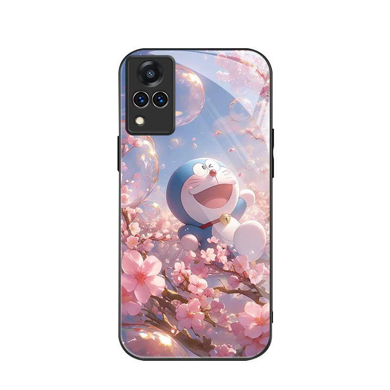 สําหรับ Vivo V21 4G/ Vivo V21 5G , Flower Sea Play, บุคลิกภาพอินเทรนด์, เคสป้องกันโทรศัพท์ป้องกันการ