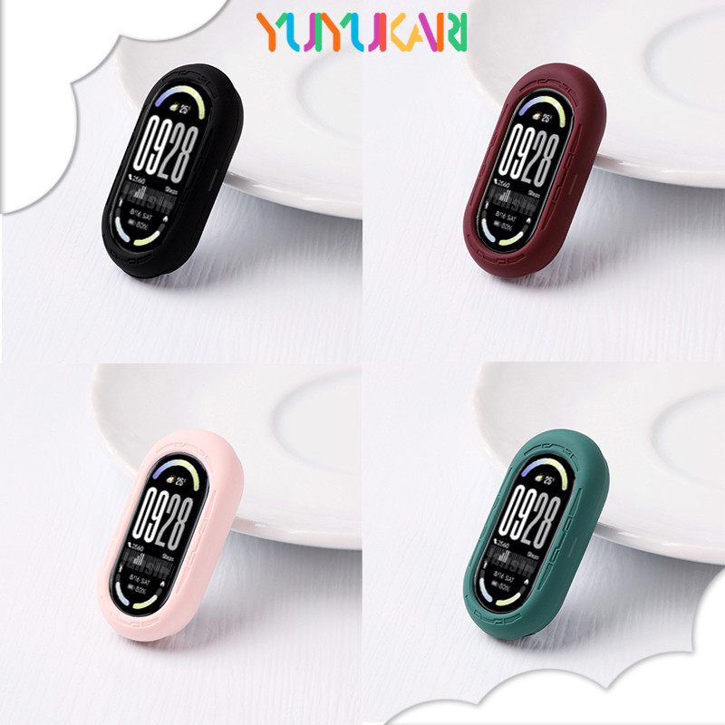กรณีซิลิโคนอ่อนสำหรับ for Smartwatch Xiaomi Mi Band 10 9 8 อุปกรณ์ปกป้องหน้าจอยางสำหรับ for Mi Band 