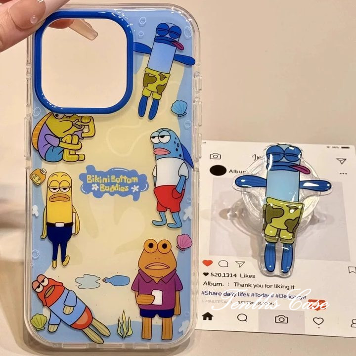 เข้ากันได้กับ IPhone 16 15 14 13 12 11 Pro Max X XR Xs Max 7 8 Plus SE2020 บิกินี่ด้านล่างการ์ตูนเคสโทรศัพท์ Clear Soft Cover