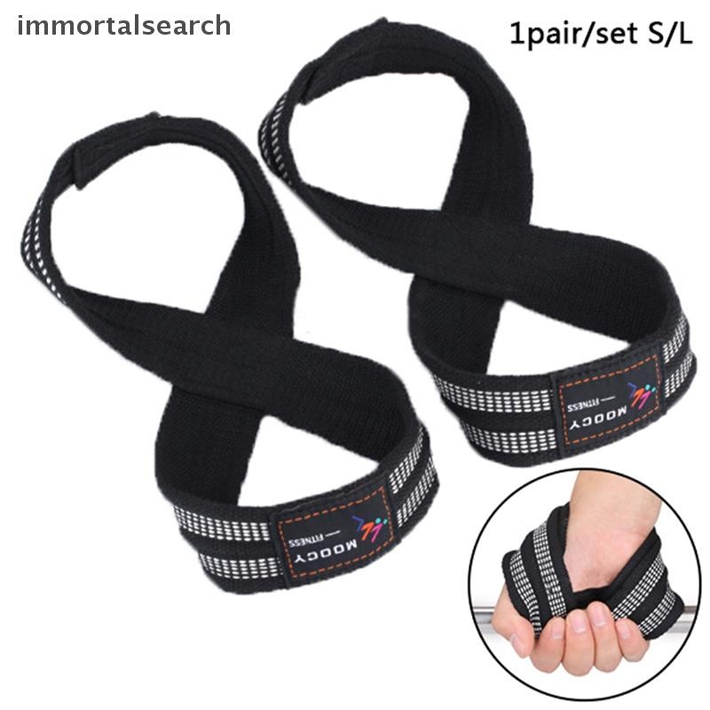 IMMO Figure 8 Straps สำหรับ Deadlift และ Weight Lifting