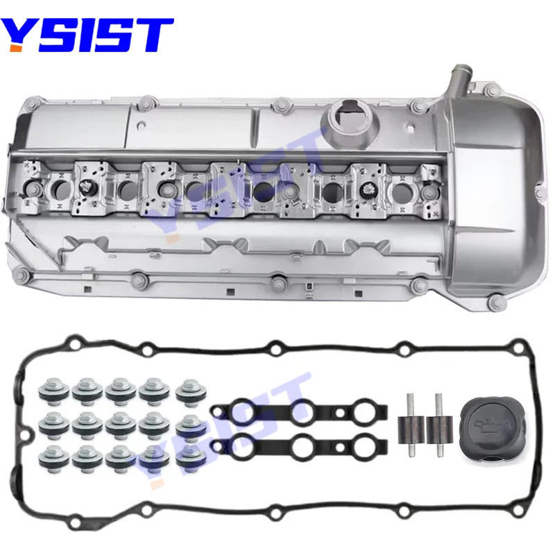 ใหม่อลูมิเนียมฝาครอบวาล์วเครื่องยนต์สําหรับ BMW M54 M52 B20 B25 B28 E53 E36 E46 E39 X5 Z3 2.5L 2.8L 
