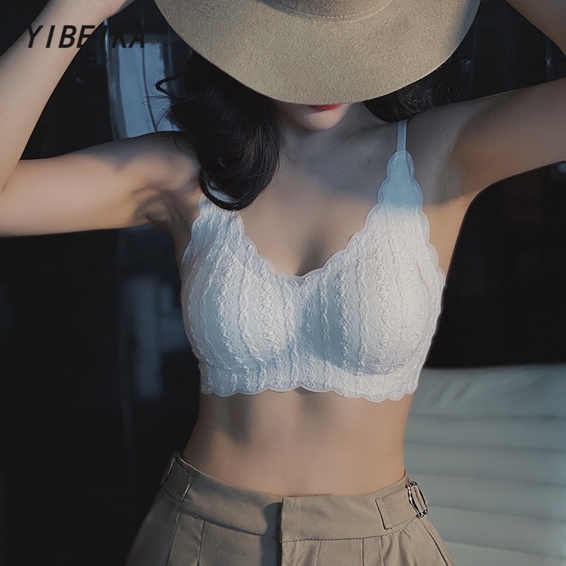🔥ชุดชั้นใน ดันทรง แต่งลูกไม้ แบบบาง ขนาดเล็ก สุดเซ็กซี่ แฟชั่นฤดูร้อน สําหรับผู้หญิง