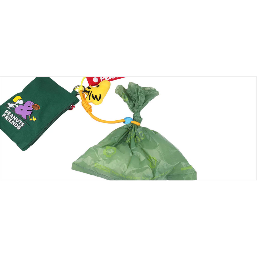 เกาหลี เกาหลี parisdog Pet snoopy Pendant Pet Outing Storage Bag Poop Picking Bag - รูปที่ 6