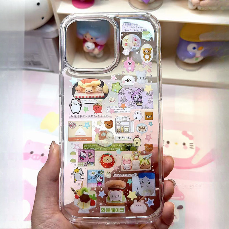 น่ารักการ์ตูน Big Collection โปร่งใส Space Case เหมาะสําหรับ iPhone เคสโทรศัพท์เหมาะสําหรับ iPhone 1