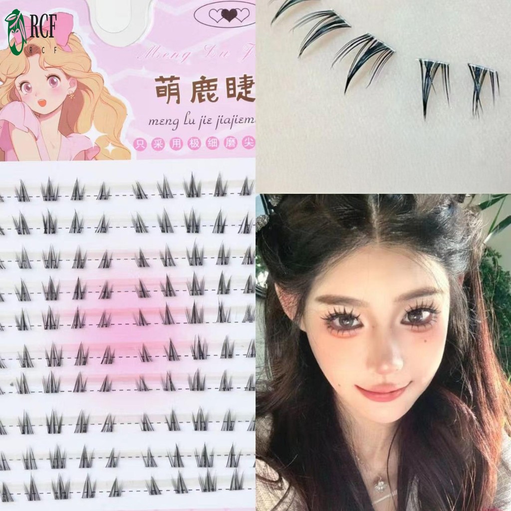 แต่ละ Lashes Cluster Eyelash Soft Manga Bottom Cluster Lashes เหมาะสําหรับ All Eye Types