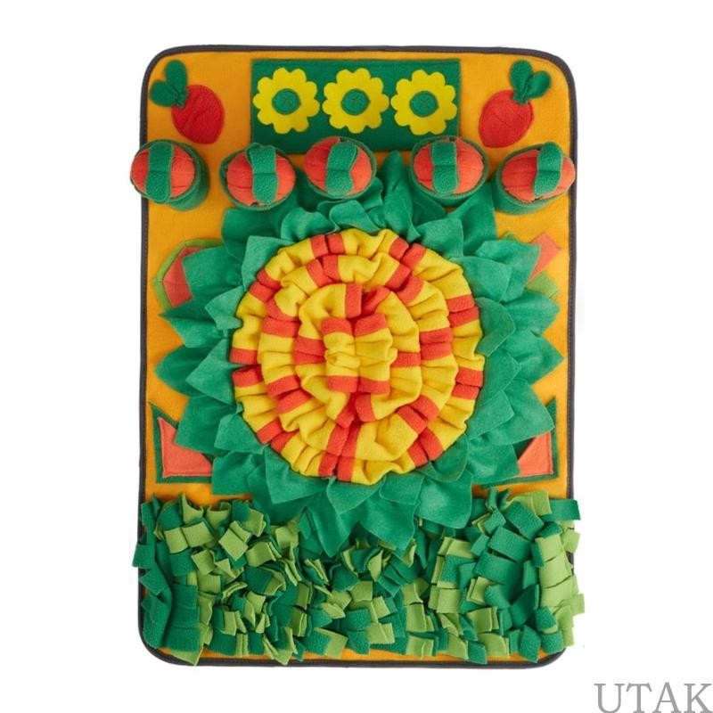 การใช้กิจกรรมขนแกะนุ่ม Snuffle Mat สําหรับทักษะการศึกสุนัขช้าลงกิน Pace