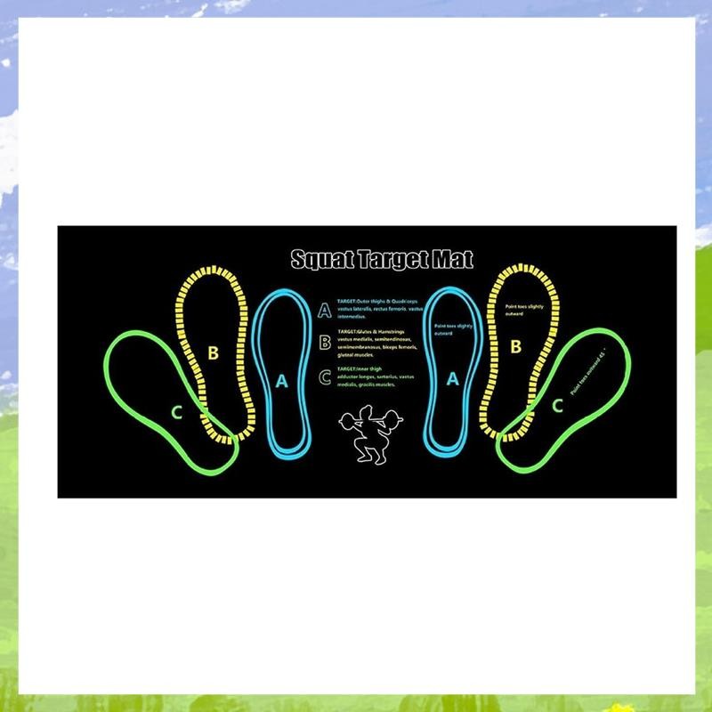 Squat Guide Mat Squat Step Positions เสื่อเข่า Msquat Mat