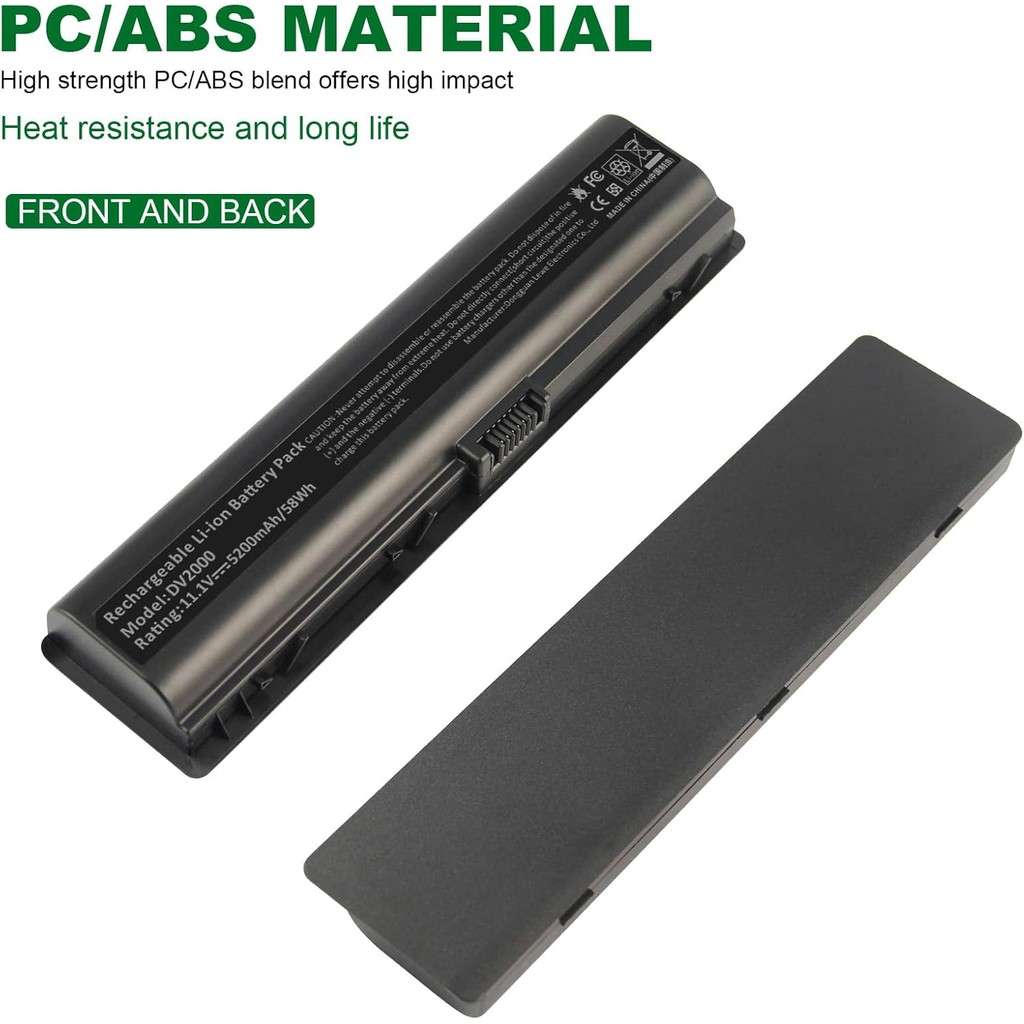 แฟนซีซื้อแบตเตอรี่แล็ปท็อปสําหรับ HP Pavilion DV2000 DV2100 dv2200 dv2400 dv6000 dv6100 dv6300 dv650