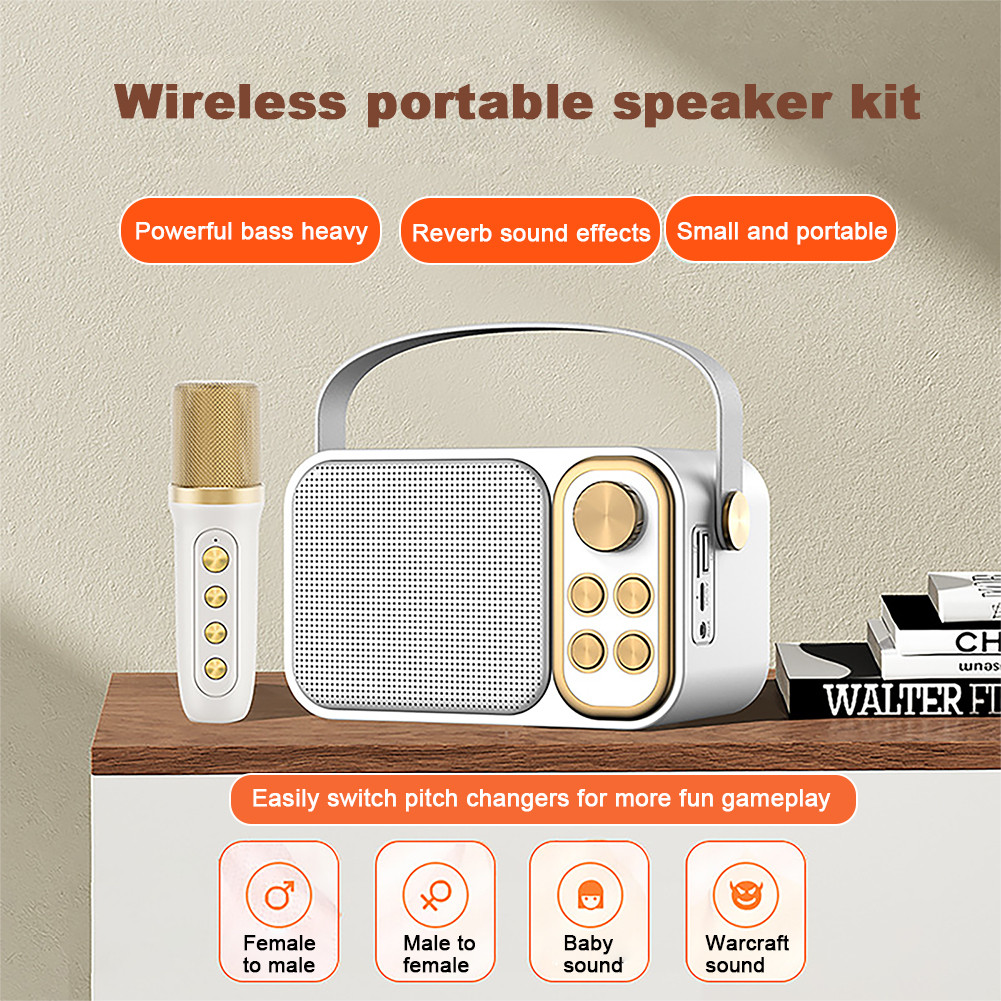 พร้อมส่งไม่ต้องรอ ลำโพงบลูทูธ YS-103 Blutooth Speaker ลำโพงบลูทูธแบบพกพา รองรับUSB/TF/AUX จัดปาร์ตี้ปีใหม่