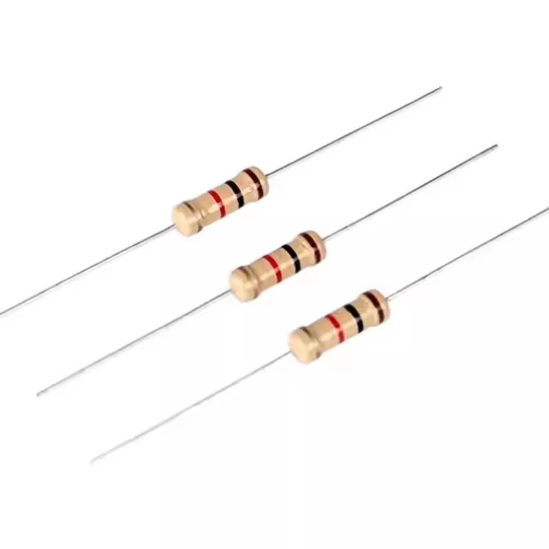 100 ชิ้น 1/4 วัตต์ตัวต้านทานฟิล์มคาร์บอน 5% 0.25 วัตต์ 100R 110R 120R 130R 150R 160R 180R 200R OHM