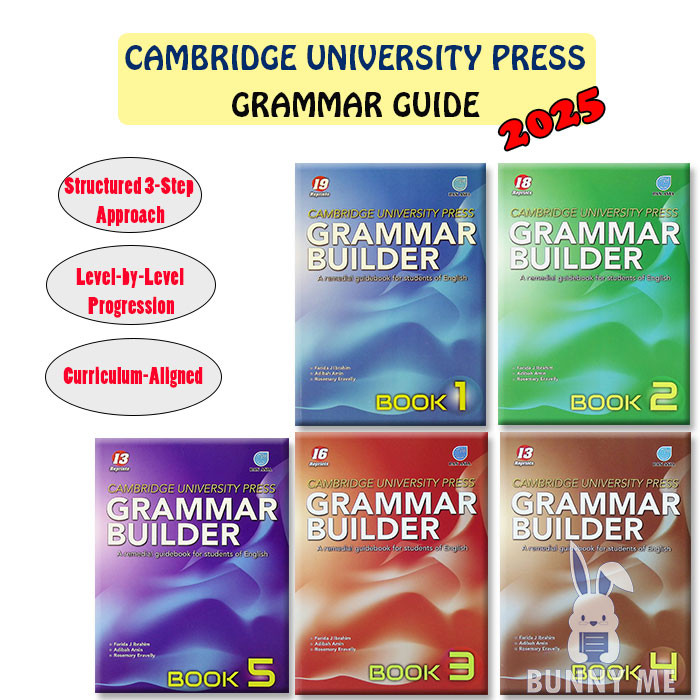 [BUNNY] Pan Asia: Cambridge University Press English Grammar Builder Book 1-5 หนังสือฝึกหัดโรงเรียนม