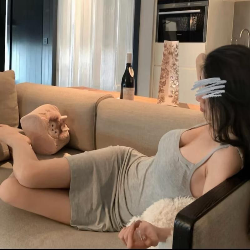 B19 Short Flared 2-Strap Skirt ไซส์ต่ํากว่า 55kg