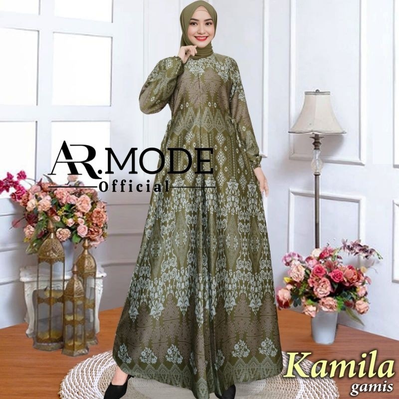 Kamila Series Gamis Size M - 6L ล่าสุด