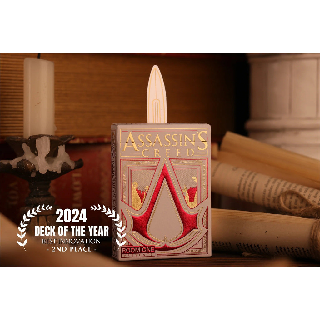 ไพ่ Assassins Creed Legacy WHITE HIDDEN BLADE Edition [จัดส่งภายใน 2 วัน!]