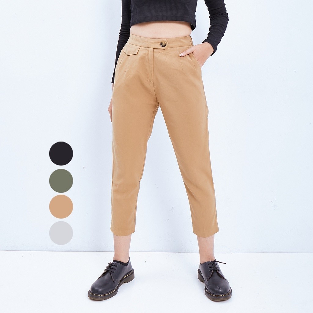 ODIVA CLEARANCE Eldora กางเกงทํางานขายาวผู้หญิง - 4 สี