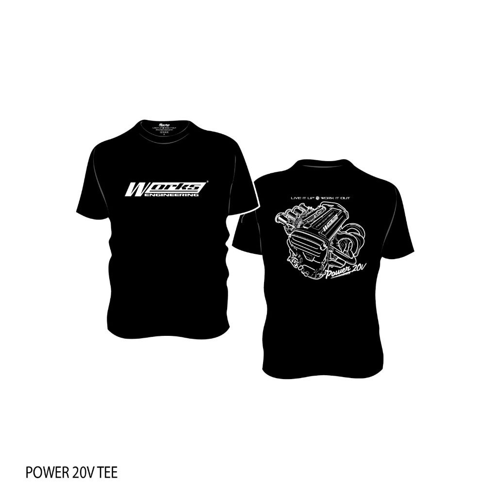 ทํางานวิศวกรรมโตโยต้า 4AGE 20V / Power 20V Limited Edition เสื้อยืดคอกลมไมโครไฟเบอร์ UNISEX