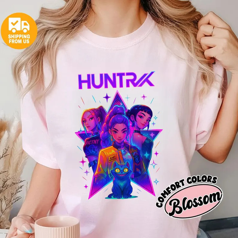 S-5XL Demon Hunter Kpop Anime Idol ภาพยนตร์ T เสื้อ 2025 Hot Kpop Hunter เสื้อ S-5XL