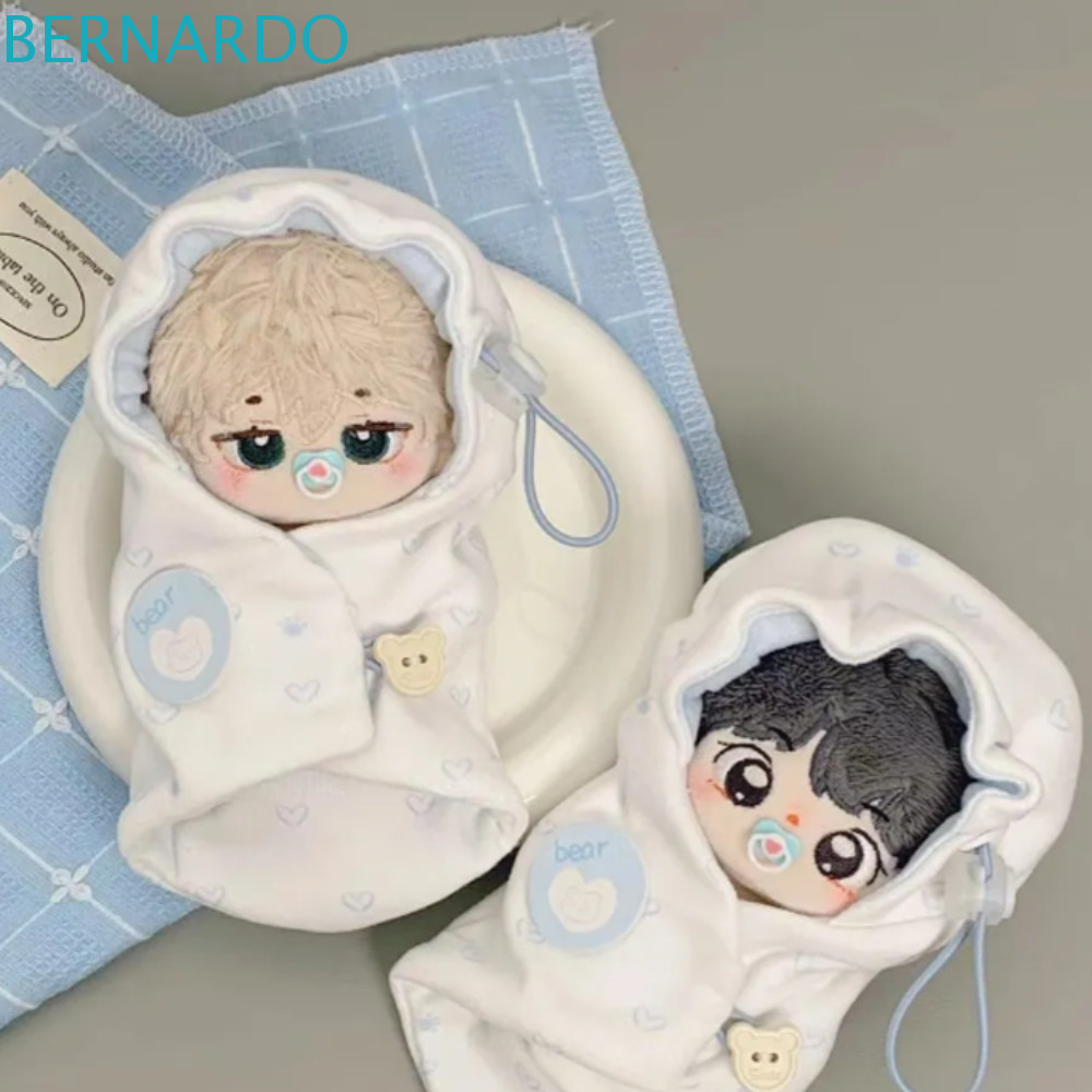 BERNARDO 10 ซม.ตุ๊กตาเสื้อผ้า,ผ้าห่มเล็กๆ Swaddling 10 ซม.ผ้าฝ้ายตุ๊กตา Swaddling เสื้อผ้า, DIY เสื้อผ้าน่ารักสร้างสรรค์ตลกตุ๊กตาชุดเด็กของขวัญ
