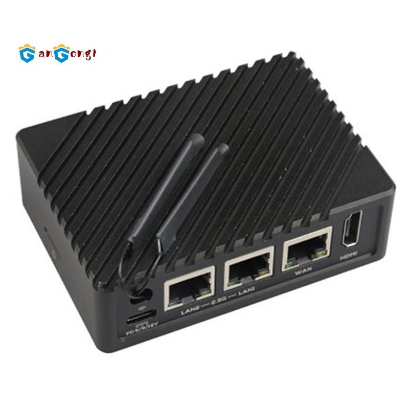 [gangong1]NanoPi R5S Router Dual 2.5G+Gigabit Mini Development Board CNC ที่อยู่อาศัยโลหะทั้งหมด RK3
