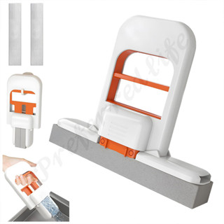 ไม้ถูพื้นแบบบีบพับได้ขนาดเล็กแบบพกพา ไม้ถูพื้นฟองน้ำทำความสะ…