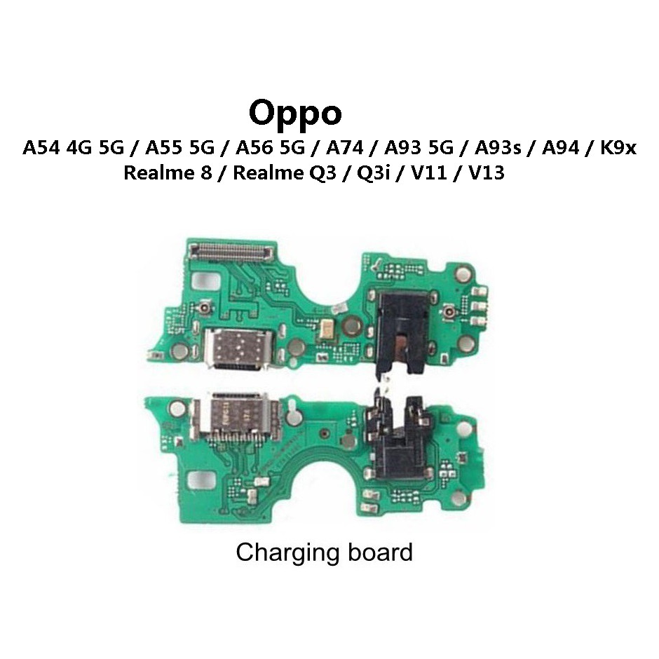 BM Oppo A54 A55 A56 A74 A93 A93s A94 K9x Realme 8 Q3 V11 V13 USB Data Dock Charger ชาร์จพอร์ต Mic สํ