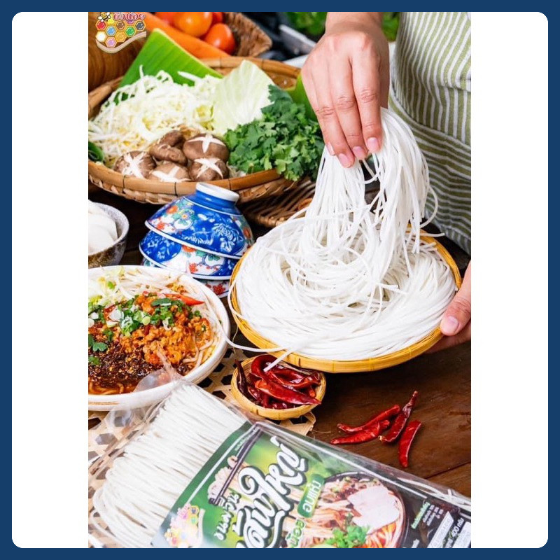 ขนมจีนเส้นใหญ่ 400g (แพ็ค3ห่อ) - รูปที่ 7