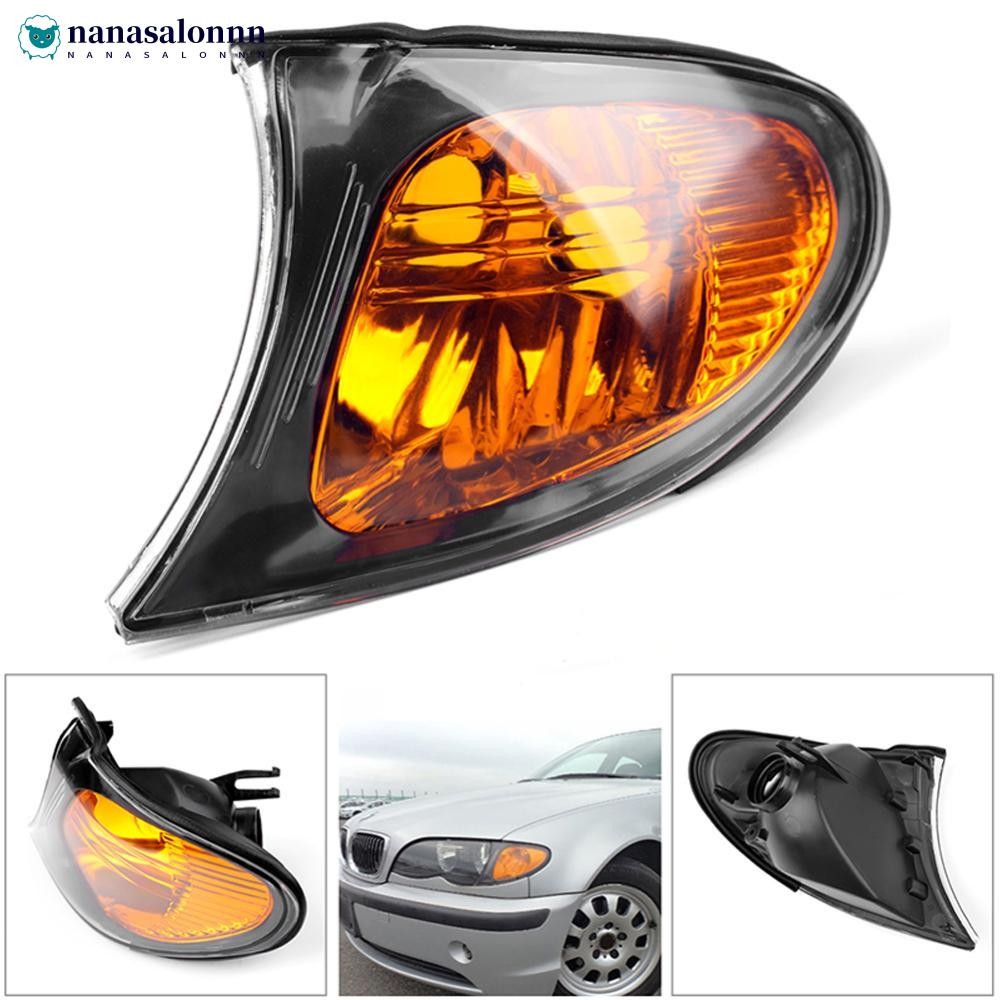 NANASALONNN 1PC รถเลี้ยวมุม Marker Light โคมไฟที่จอดรถ Trim สําหรับ BMW 3 Series E46 2002-2005 63137