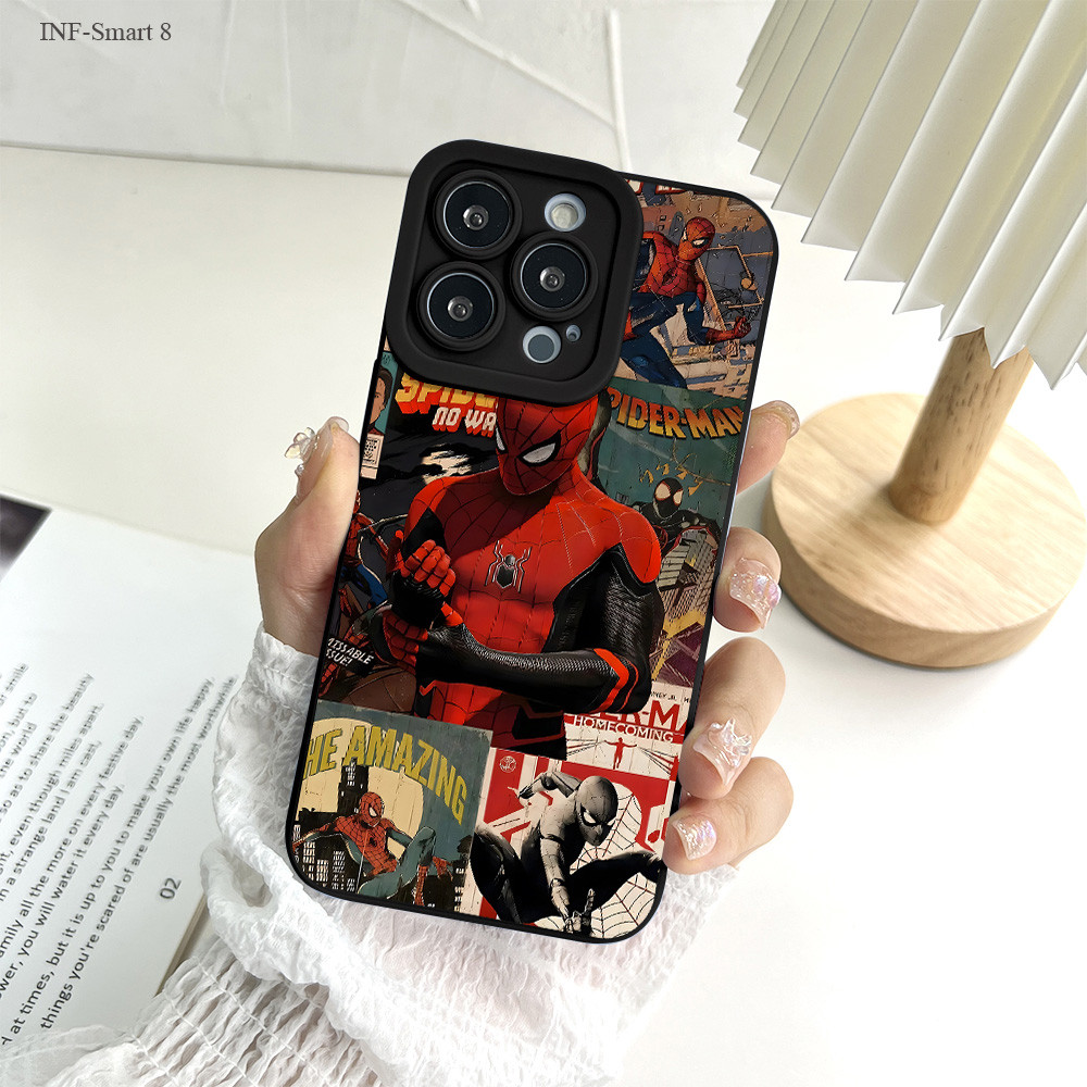 Infinix Smart 8 Hot 20 20C 30 40 40i Tecno Spark Go 2024 Pro เคส การ์ตูน เคสอินฟินิกซ์ TY