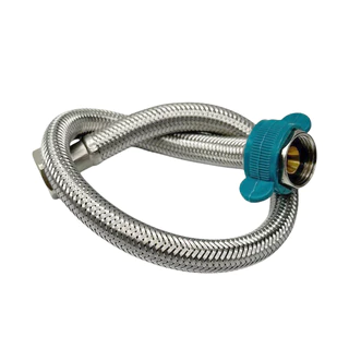 Sanwa สายน้ำดี ซันวา สายถักสเตนเลส [ 12" - 24" ] [ ราคาต่อเส้น ] water inlet hose น็อตทองเหลือง