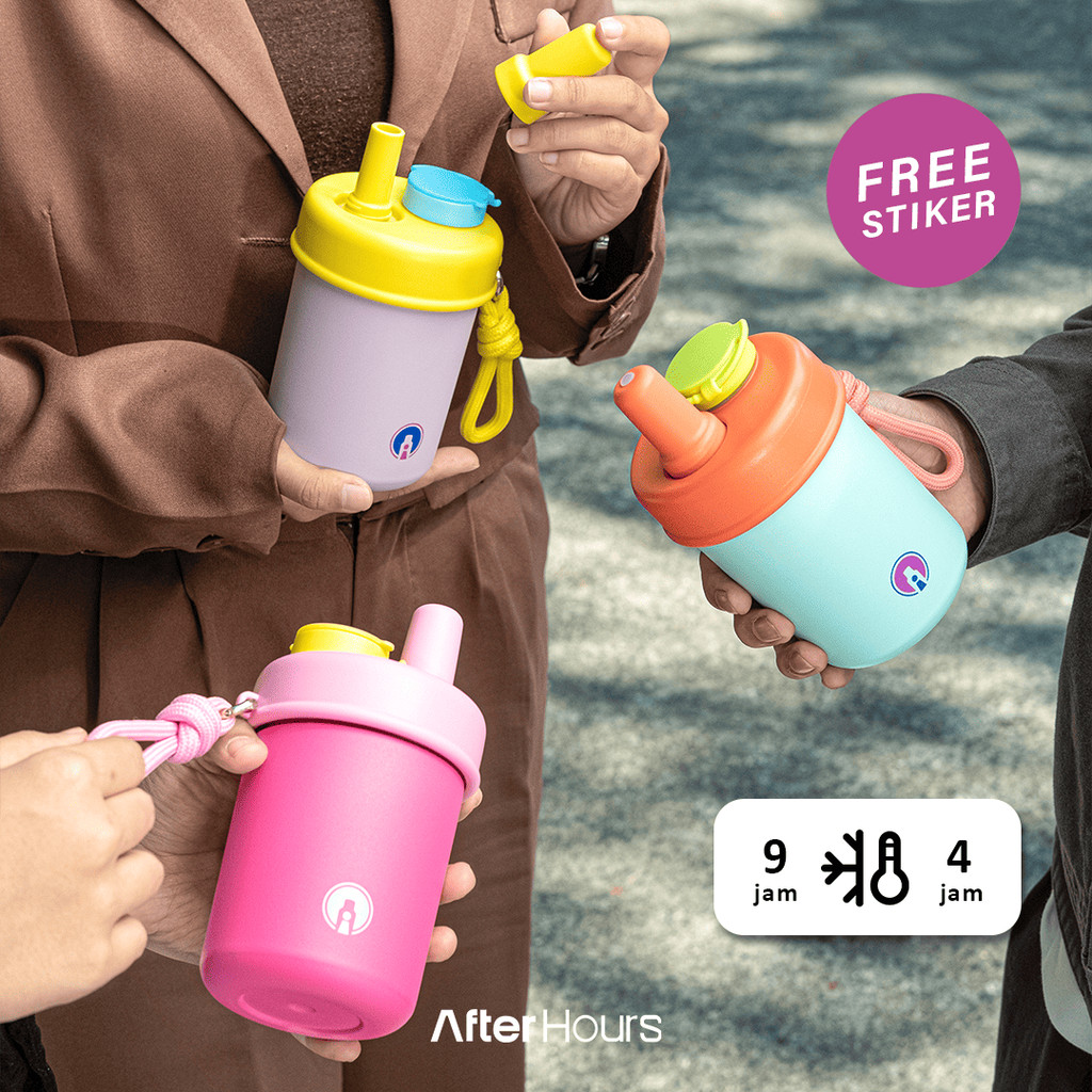 AFTER HOURS Chooka - Tumbler with Infuser & Handle 400ml SS 304 Seamless Leak-Proof Cold Resistance 