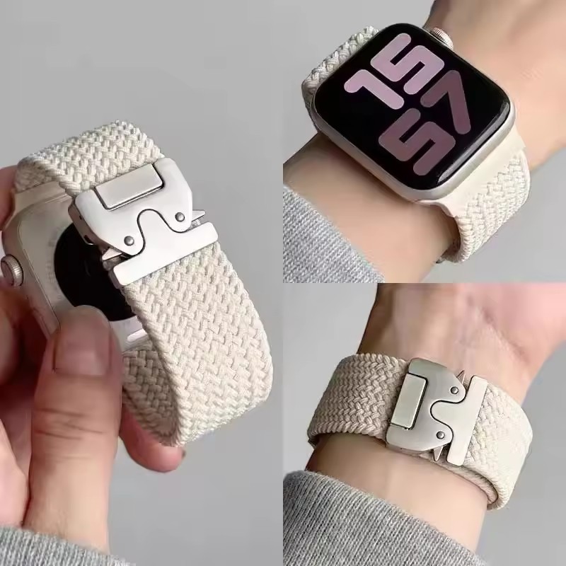 สายถักสําหรับวง ฉันดู 42 มม.46 มม.44 มม.40 มม.45 มม.49 มม.41 มม.สร้อยข้อมือ ฉันดู ชุด พิเศษ2 10 9 กับ 8 7 65 ร่มชูชีพวง