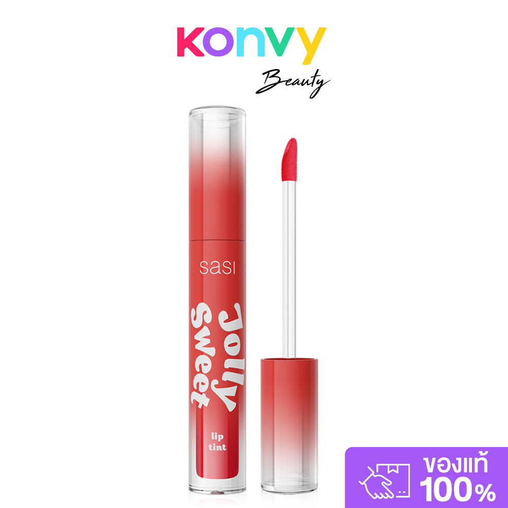 SASI Jolly Sweet Lip Tint 3g #01 Candy Pink ศศิ ลิปทินท์สูตรน้ำ.