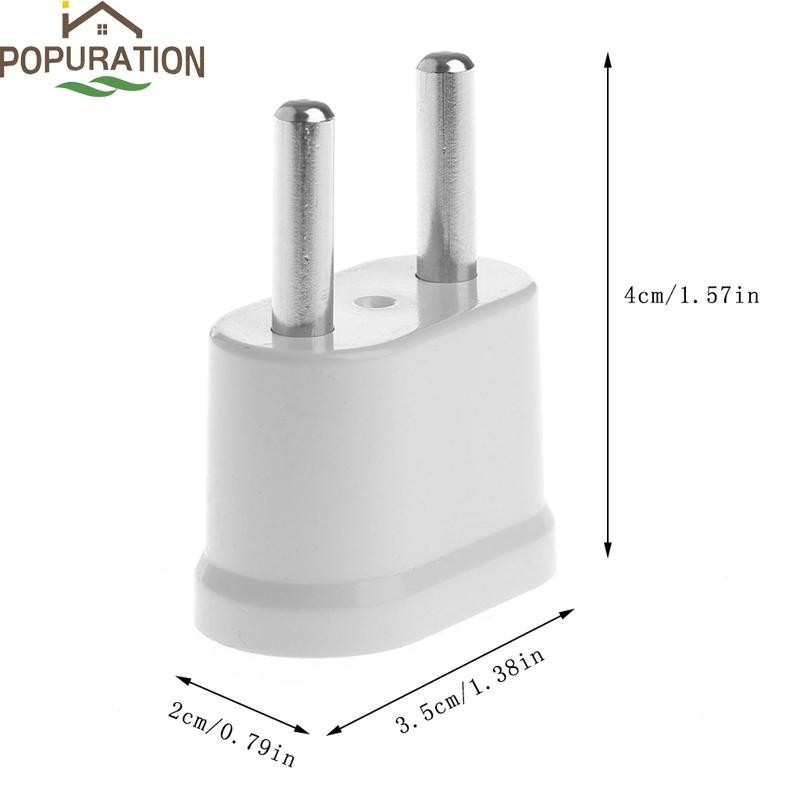 POP Europe Plug Adapter US to EU Plug Adapter Travel Adapter Outlet