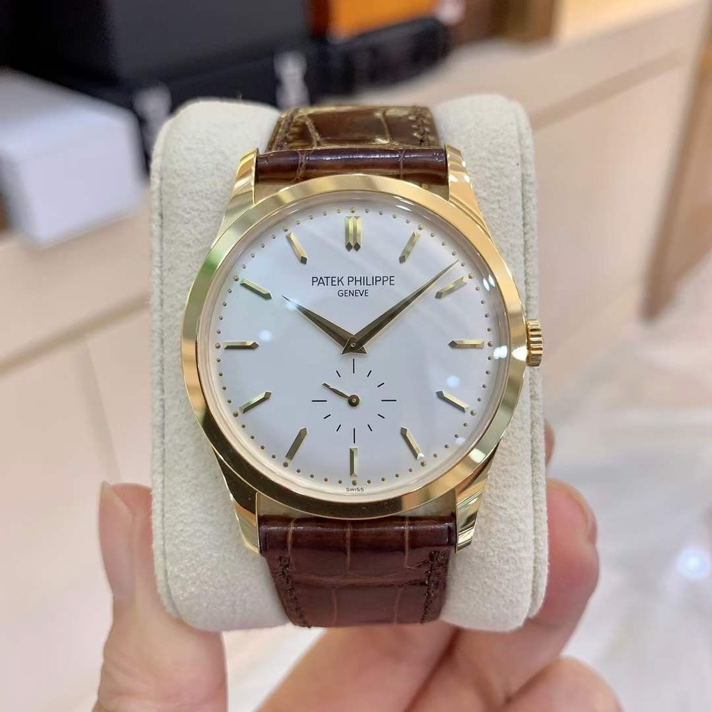 Patek Philippe Classical Watch 5196J-001 Manual Mechanical Mens Watch 37mm