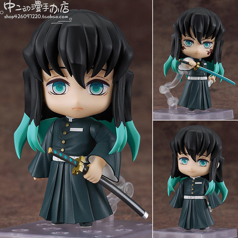 Demon Slayer รุ่น Q รูป Nendoroid Tokito Muichiro Movable Face เปลี่ยนตุ๊กตาตกแต่งอะนิเมะ สินค้า