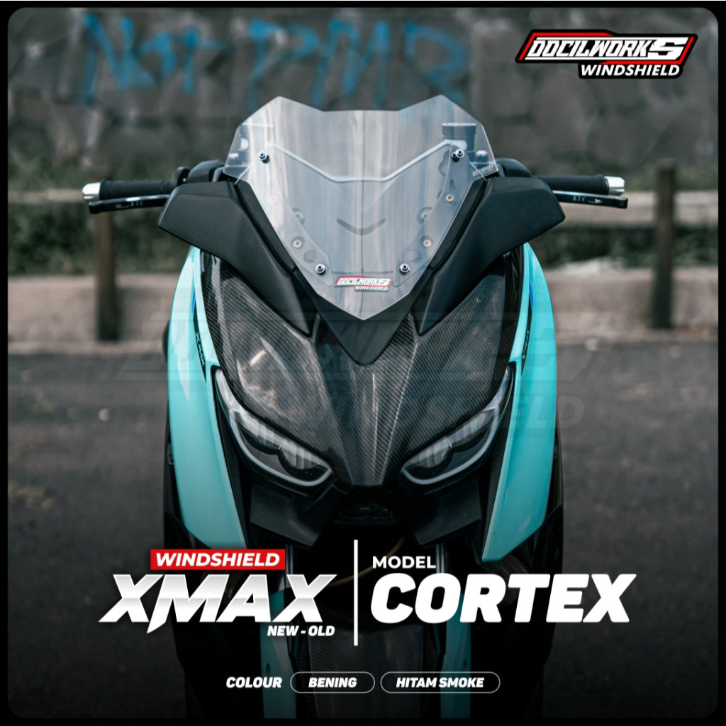 _% THC %_ Doclickas - Visor Windshield Cortex XMAX NEW & XMAX OLD Gr4