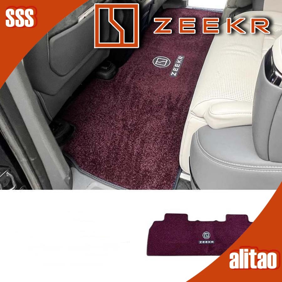 [พร้อม] ZEEKR 009 รถเชิงพาณิชย์พรมประเภทเสื่อเท้าแถวหน้าแถวกลางแถวที่สามพรมปูพื้นท้ายรถ ZEEKR Body K