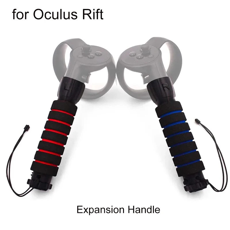 1 คู่ขยายจับ VR เกมอุปกรณ์เสริมสําหรับ Oculus Rift VR Controller Grips Bracket สําหรับ Beat Saber Ga